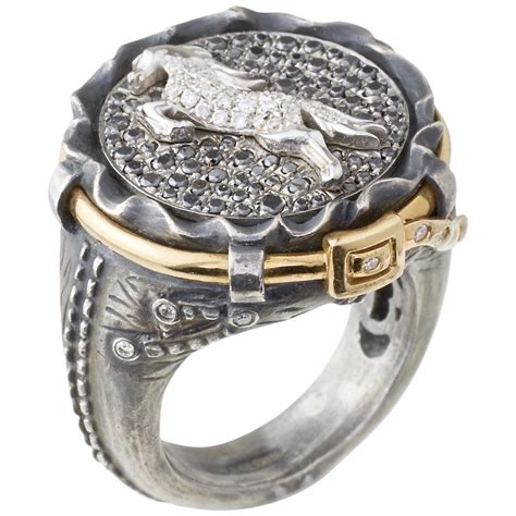 bague cuir hermes|bague Hermes cheval prix.